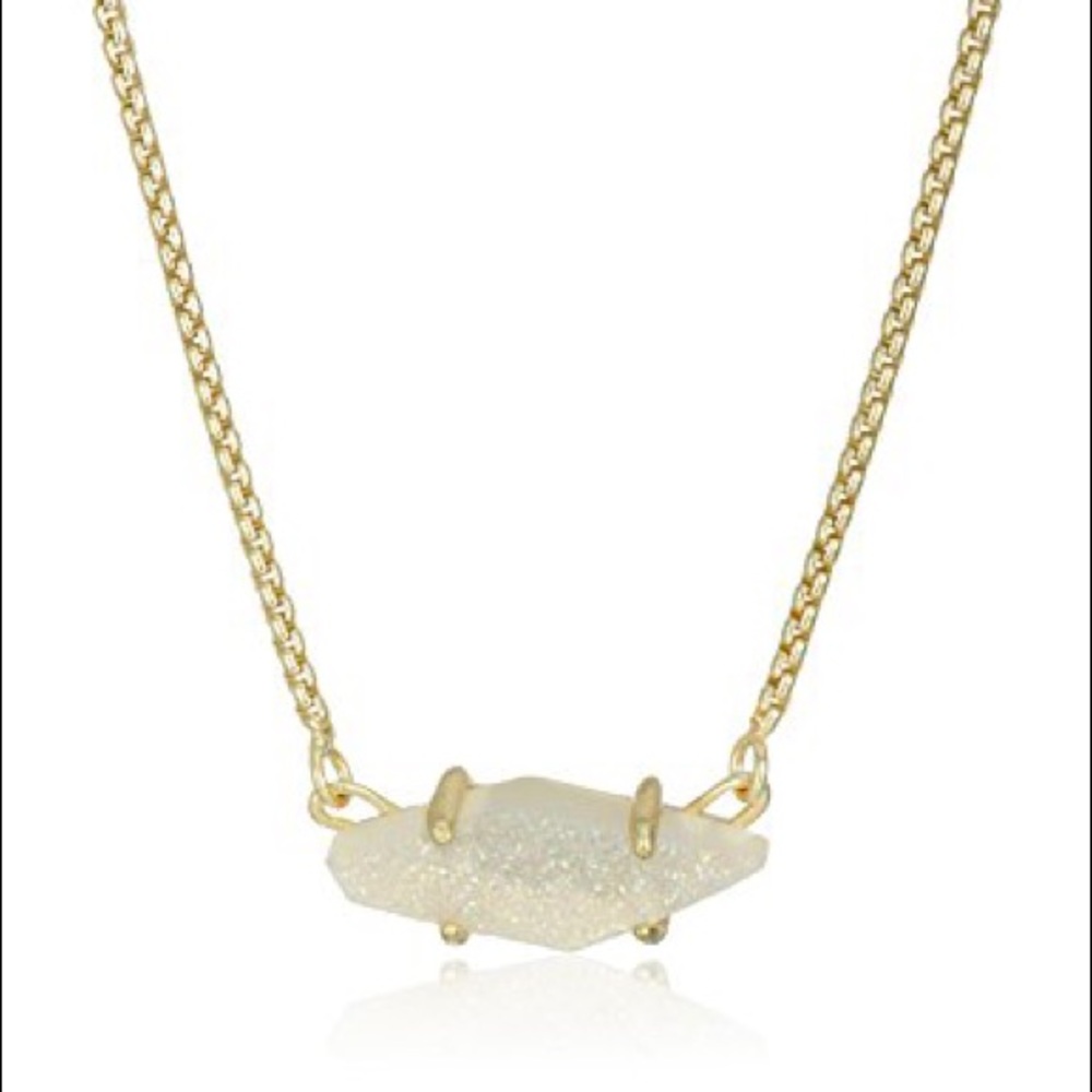 Kendra Scott Bridgete Pendant Iridecscent Druzy